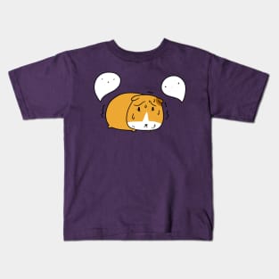 Ghosts and Scared Guinea Pig Kids T-Shirt